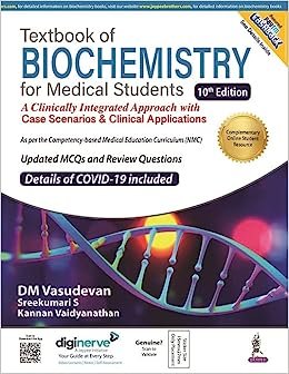 DM Vasudevan Textbook of Biochemistry